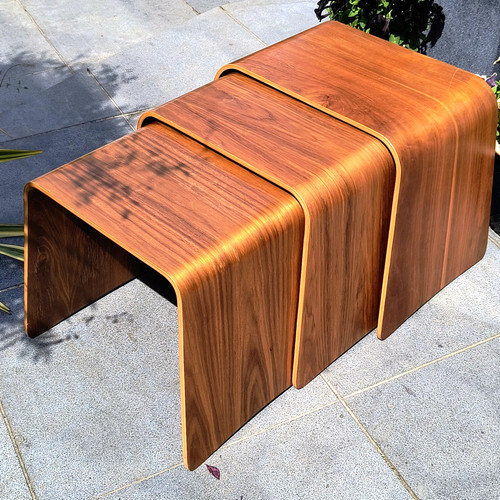Mid century teak nest 3 - mid,