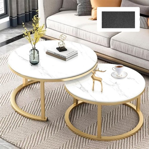 Round coffee table set 2 - of,