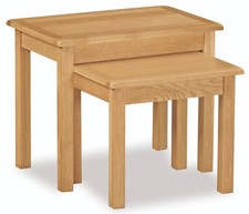 Lanner Oak Nest of Tables Set