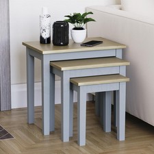 Wooden Nest of Tables 3 Piece