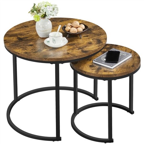 Nesting coffee tables set - coffee,